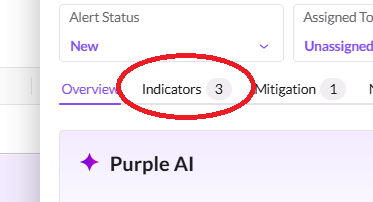 SentinelOne AI SIEM Indicator API